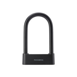 RockBros cykellås 32210818001 SMART med fingeravtrycksläsare och Bluetooth, svart