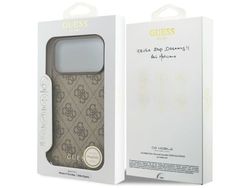 Guess 4G Charms Collection MagSafe-etuiet til iPhone 17 Pro Max - brun