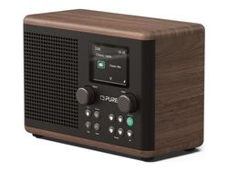PURE Classic H4 digitalradio DAB+ FM Bluetooth 5.3 10 W, kaffesvart/valnøtt