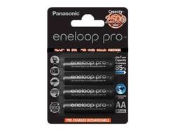 Panasonic eneloop pro BK-3HCDE - Batteri 4 x AA-type - NiMH - (ladbare) - 2500 mAh