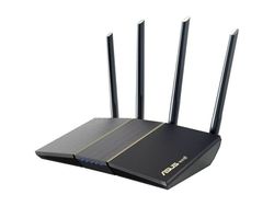 ASUS RT-AX57 - Trådløs ruter 4-portssvitsj - 1GbE - Wi-Fi 6 - Dobbeltbånd