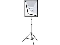 Puluz LED studiolysskjerm 50x70 cm, stativ, LED-pærer 4 stk PU5071EU
