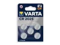 Varta 6025101415, engångsbatteri, CR2025, litium, 3 V, 5 st, 157 mAh