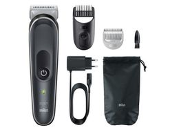 Braun BG5350, Sort, Sølv, 0,5 mm, 1,1 cm, Opladning, Vekselstrøm/batteri, 100 min.