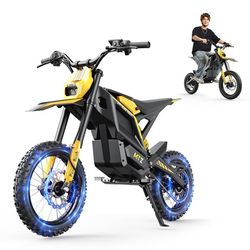 iScooter MT2 Terräng Elmotorcykel, 3000W, 48V 22,5Ah, 60km/h, NFC-upplåsning för pendling och terrängkörning