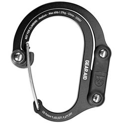 GEAR AID HEROCLIP MEDIUM BLACK, Gear Aid utrustningskarbin upphängning