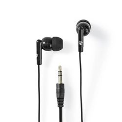Nedis Kablede Hovedtelefoner | 3.5 mm | Kabellængde: 1.20 m | Volumenkontrol | Sort