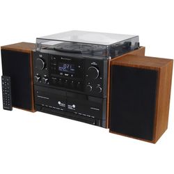 Soundmaster Stereoanlegg MCD5600 med DAB+/FM-radio, CD/MP3, platespiller, dobbel kassett, USB, Bluetooth
