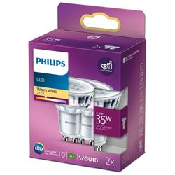 Philips 2-pack LED GU10 Spot 35W 255lm