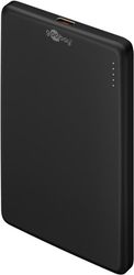 Goobay Magnetisk trådlös powerbank 5.000 mAh fäster magnetiskt på baksidan av mobiltelefonen, perfekt för samtidig laddning och telefonering