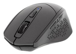 DELTACO tyst trådlös mus, bluetooth, 1x AA, 800-1600 DPI, mörk grå