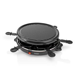 MELISSA Raclette/Gourmet-sett | 6 personer | 800 W | Ø 29 cm | Non-stick-belegg