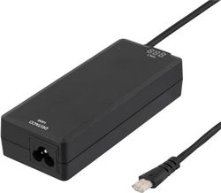 DELTACO laddare för notebook, 15-20 V, 8 A, 120 W, LED-display