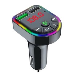 FM-Sändare med Bluetooth och 2 x USB-Laddportar 3.1/1.0 A