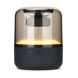 Højttaler TRANSPARENT SMOKE med stofpanel og flerfarvet LED