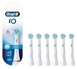 Oral B iO Ultimate Clean Brush heads, White 6 pcs