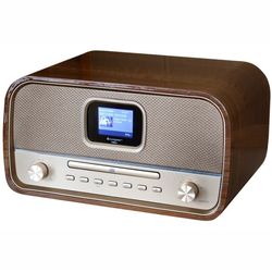 Soundmaster Musik-anläggning Radio CD Bluetooth DAB970BR1 Trä