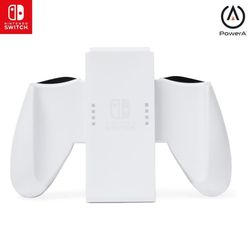 PowerA Joy-Con Komfortgrepp - Vit (Nintendo Switch)