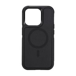 Essentials iPhone 15 Pro robust etui, magnet, svart