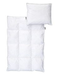 BabyDan Baby Dan – Babyteppe og babypute i mikrofiber med hjerte-mønster fraBabyDan