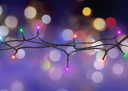 WiFi light chain, 10m, 80 led, adapter,IP44,RGB