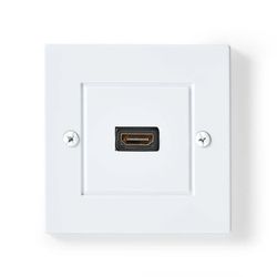 Nedis HDMI™ Veggboks | 1x HDMI™ Female | 4K@60Hz | HDMI™ Output | Sort | 18 Gbps | Gull belagt | Boks