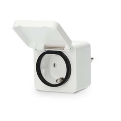 Nedis SmartLife Smart Plug | Zigbee 3.0 | IP44 | Effektmåler | 3680 W | Type F (CEE 7/7) | -25 - 55 °C | Android™ / IOS | Hvid | 1 stk