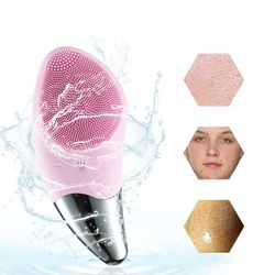 Vibrerende ansiktsrenser i silikon, Rosa