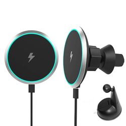Trådløs Qi-oplader til bilen