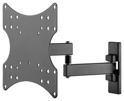 Goobay TV-veggbrakett Basic FULLMOTION (S) for TV-er fra 23 til 42 tommer (58-107 cm), fullt mobil (svingbar og vippbar) opp til 15 kg
