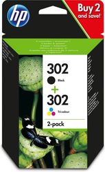 HP Blekk X4D37AE 302 Multipack