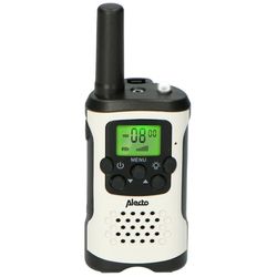 Alecto Walkie-Talkie Set | 2 handenheter | Upp till 7 km | Frekvenskanaler: 8 | PTT / VOX | 24 h standby | Headsetutgång | Inbyggd ficklampa | Vit / S