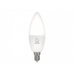 Deltaco SMART HOME LED-lampa, E14, WiFI, 4.9W, 2700K-6500K, dimbar, vit