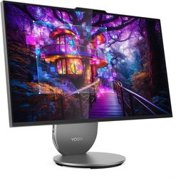 Lenovo Yoga AIO 27IAH10, PC All-in-One, Intel Core Ultra 9 285H, 27" QHD, 32GB RAM, 512GB SSD, Nvidia GeForce RTX 4050 6GB, Luna Gray, Windows 11 Home