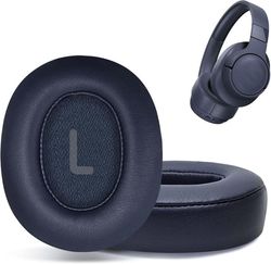 Erstatningsørepuder til JBL Tune 700 700BT 710 720 750 750BTNC 760NC 770NC Kompatibel med T700BT T750BTNC T760NC T770 720 1 par blå