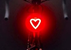 LED cykelbaglygte, 5 tilstande, USB genopladelig, IP64 vandtæt