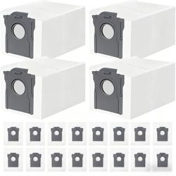 20 dammsugarpåsar, kompatibla med Dreame L10, L10s, L20, X20, X30, X40, X50, L40, L50 Ultra, Mova P10, E30, P50, V50 Ultra, 3,2L stor kapacitet, Fyra lager