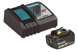 Makita LXT 18V startset med batteri BL1830B och snabbladdare DC18RC 1914J5-6