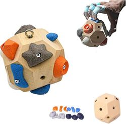 Håndlavede Boulder-blokke til klatrere, opbyg styrke og præcision, fingertræningsværktøj til klatrere, Boulder Ball 3D klatresten 1 stk.