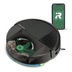 iRobot Roomba 205 DustCompactor Combo Robotstøvsuger Moppefunktion Rumkortlægning 68dB Sort