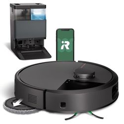 iRobot Roomba Plus 505 Combo Robotstøvsuger Moppefunktion Rengøringsstation Rumkortlægning 68dB Sort