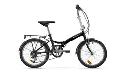 Atala Zeno 20" 6-växlad hopfällbar cykel, svart