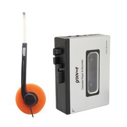 Groov-e PS530SR bärbar kassettbandspelare med Bluetooth