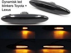 LED dynamisk sidoblinkers Toyota Lexus Smoke lens 2-pack