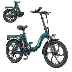 HillMiles MilePort 1 Elcykel 20" Fatbike, Hopfällbar, 250W Motor, 36V 13Ah Batteri, Shimano 7 Växlar, 100 km Räckvidd