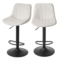 Barstol, 2-pack, kökspall, 88–108 cm höjdjusterbar