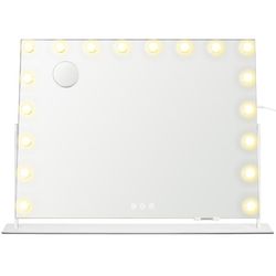 Smink spegel med LED-belysning, kosmetikspegel, touch-kontroll