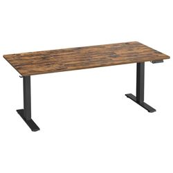 Elektriskt höj- och sänkbart skrivbord, 180 x 80 cm, med USB-C-anslutning