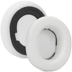 Erstatningsøreputer for SteelSeries Arctis Nova Pro Wireless - Hvite fotballnett øreputer (2 stk)