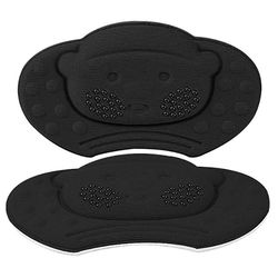 Justerbara hälfoder för skopassform, halkfria hälgrepp Black